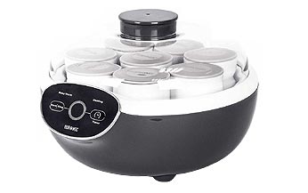 SEB YG661500 Yaourtière Multidélices Express 12 pots 140 ml, Sans BPA,  Yaourts et desserts lactés faits maison, 5 programmes auto